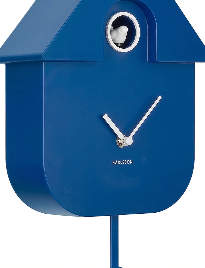 KARLSSON - Wall clock Modern Cuckoo ABS soft purple - wanduhren - cobalt blue - 4