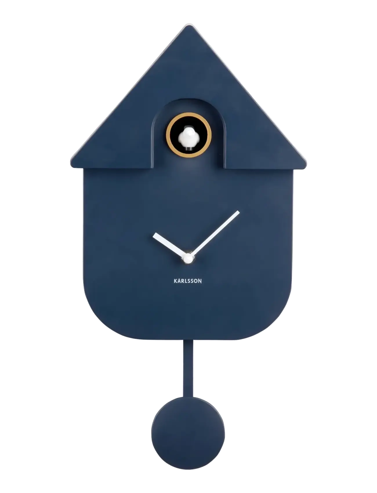 KARLSSON - Wall clock Modern Cuckoo ABS soft blue - køb efter pris - dark blue - 1