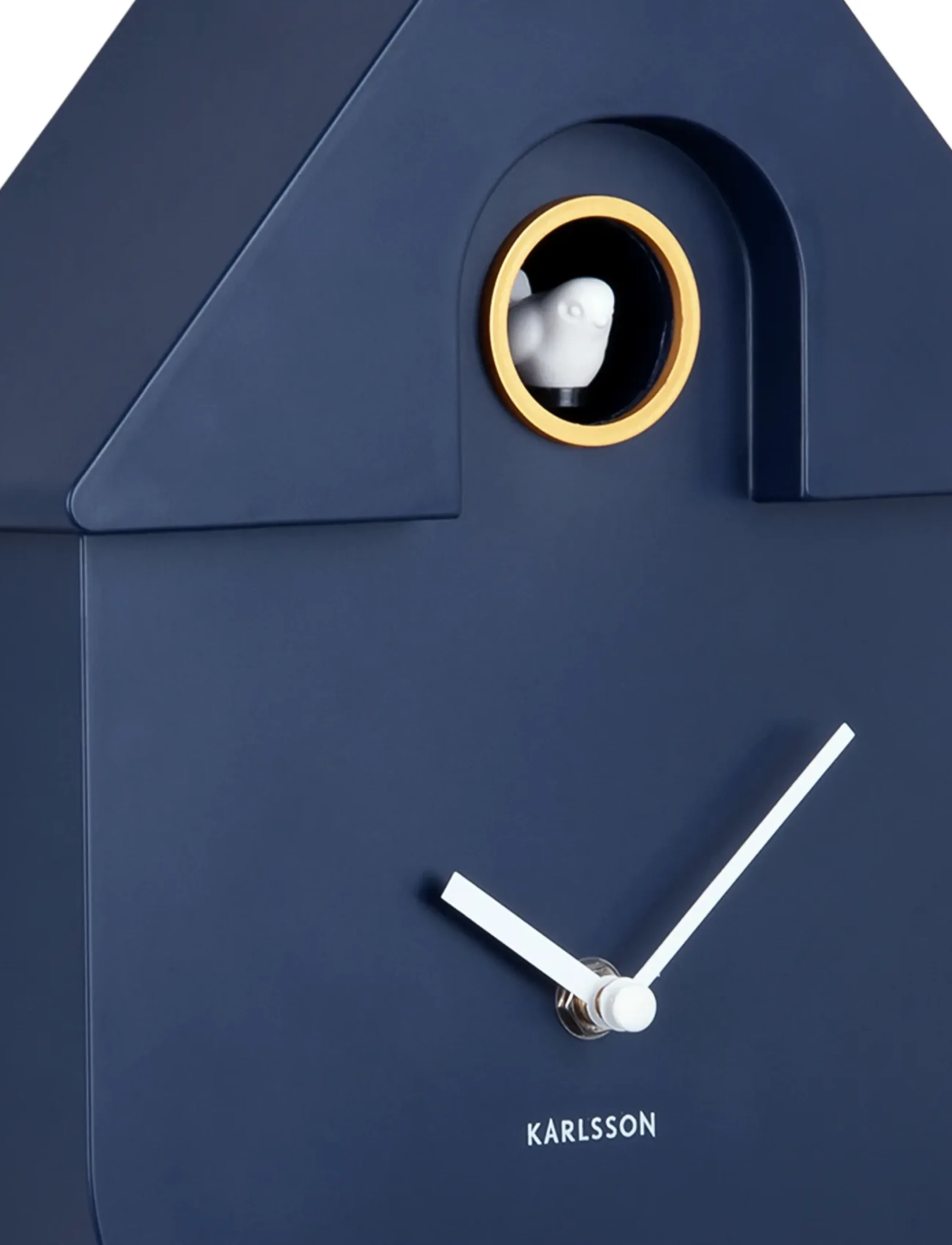 KARLSSON - Wall clock Modern Cuckoo ABS soft blue - køb efter pris - dark blue - 2