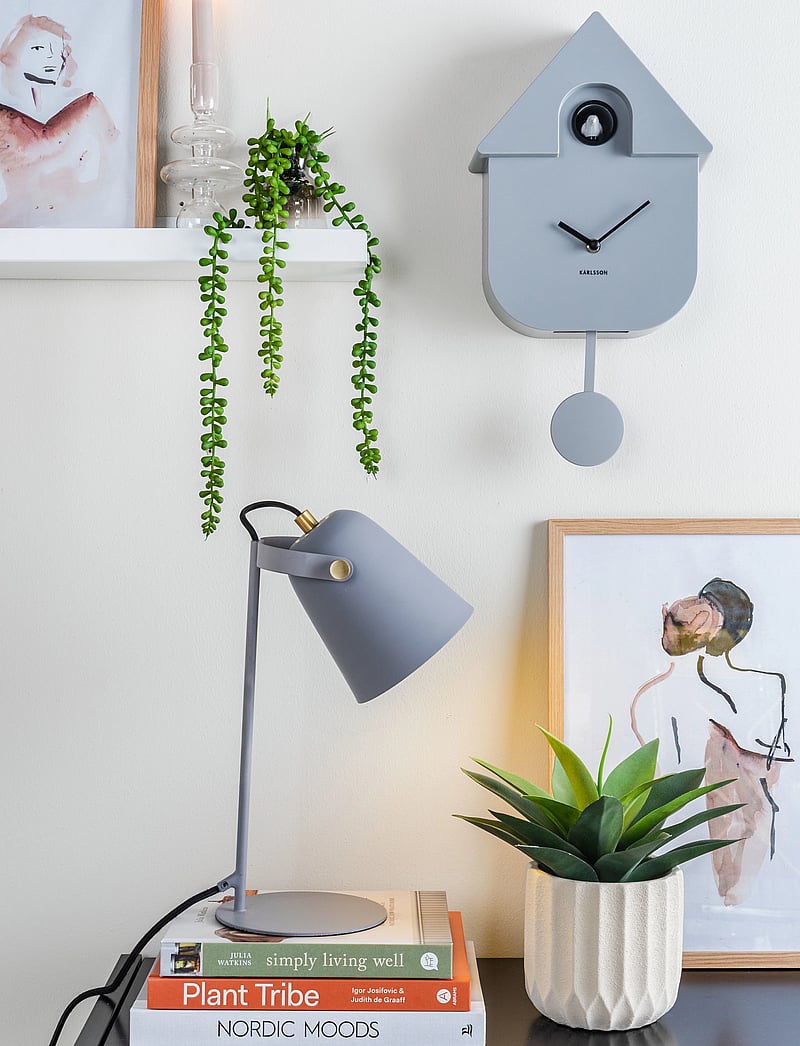 KARLSSON - Wall clock Modern Cuckoo - wanduhren - mouse grey - 5