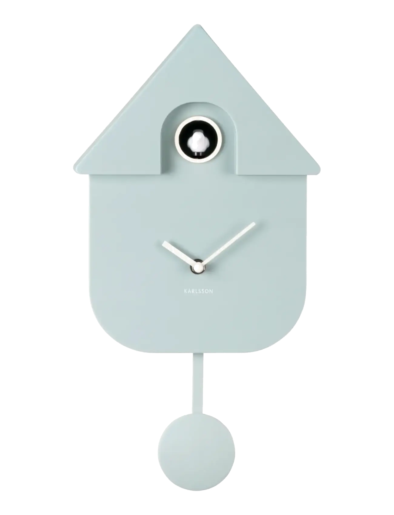 KARLSSON - Wall clock Modern Cuckoo ABS soft blue - køb efter pris - soft blue - 2