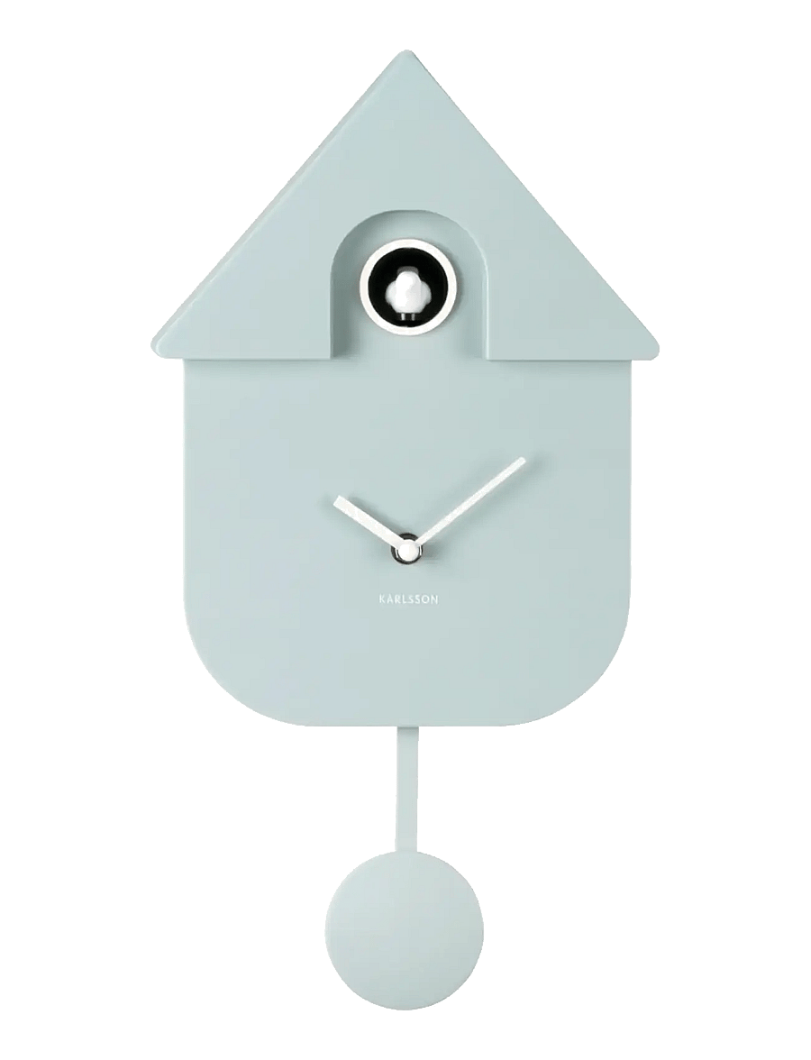 KARLSSON - Wall clock Modern Cuckoo - wanduhren - soft blue - 2