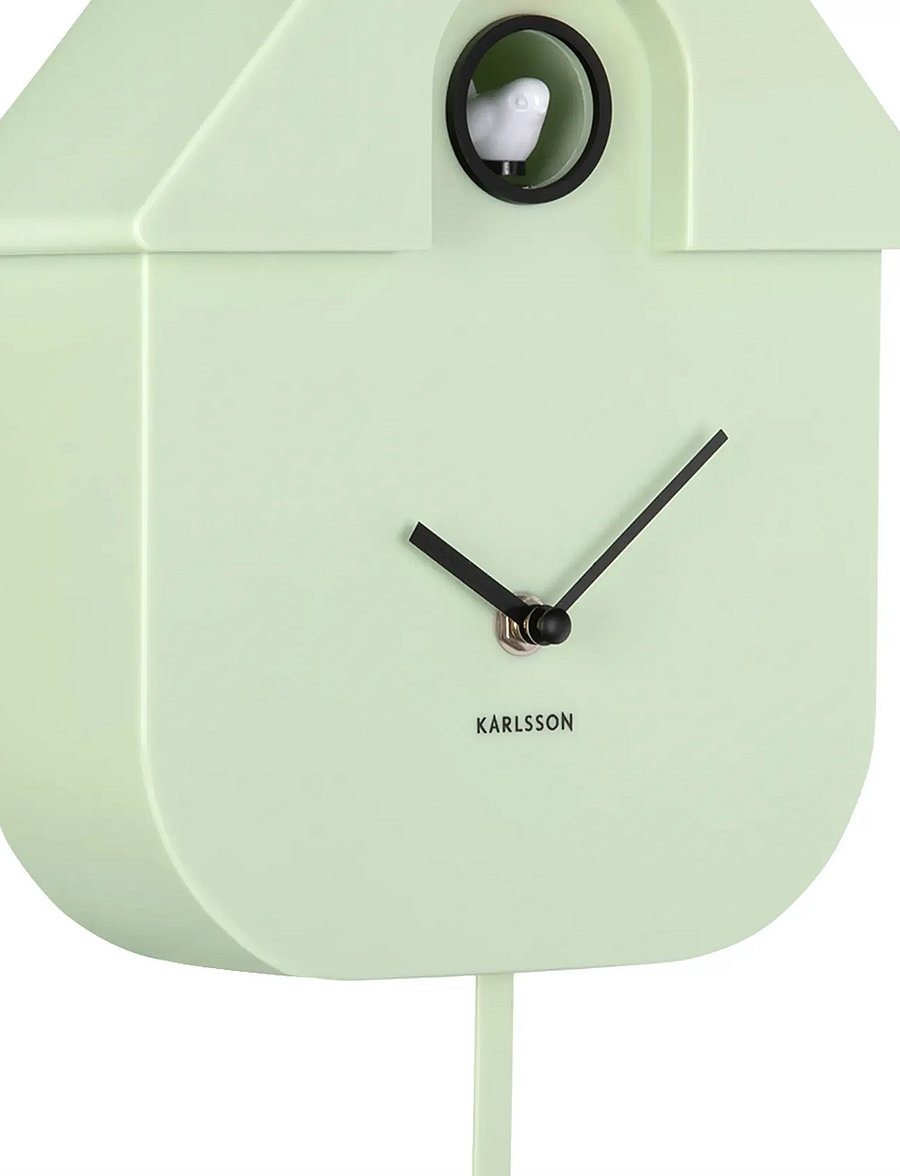 KARLSSON - Wall clock Modern Cuckoo - wanduhren - soft green - 3