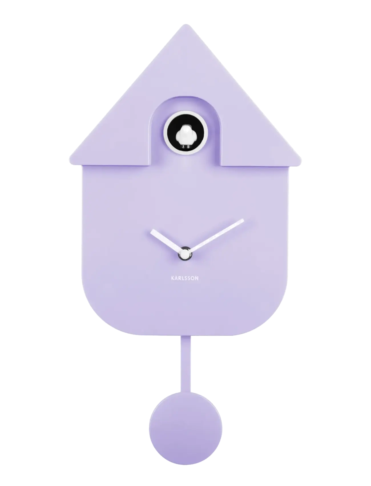 KARLSSON - Wall clock Modern Cuckoo ABS soft pink - nach preis einkaufen - soft purple - 2