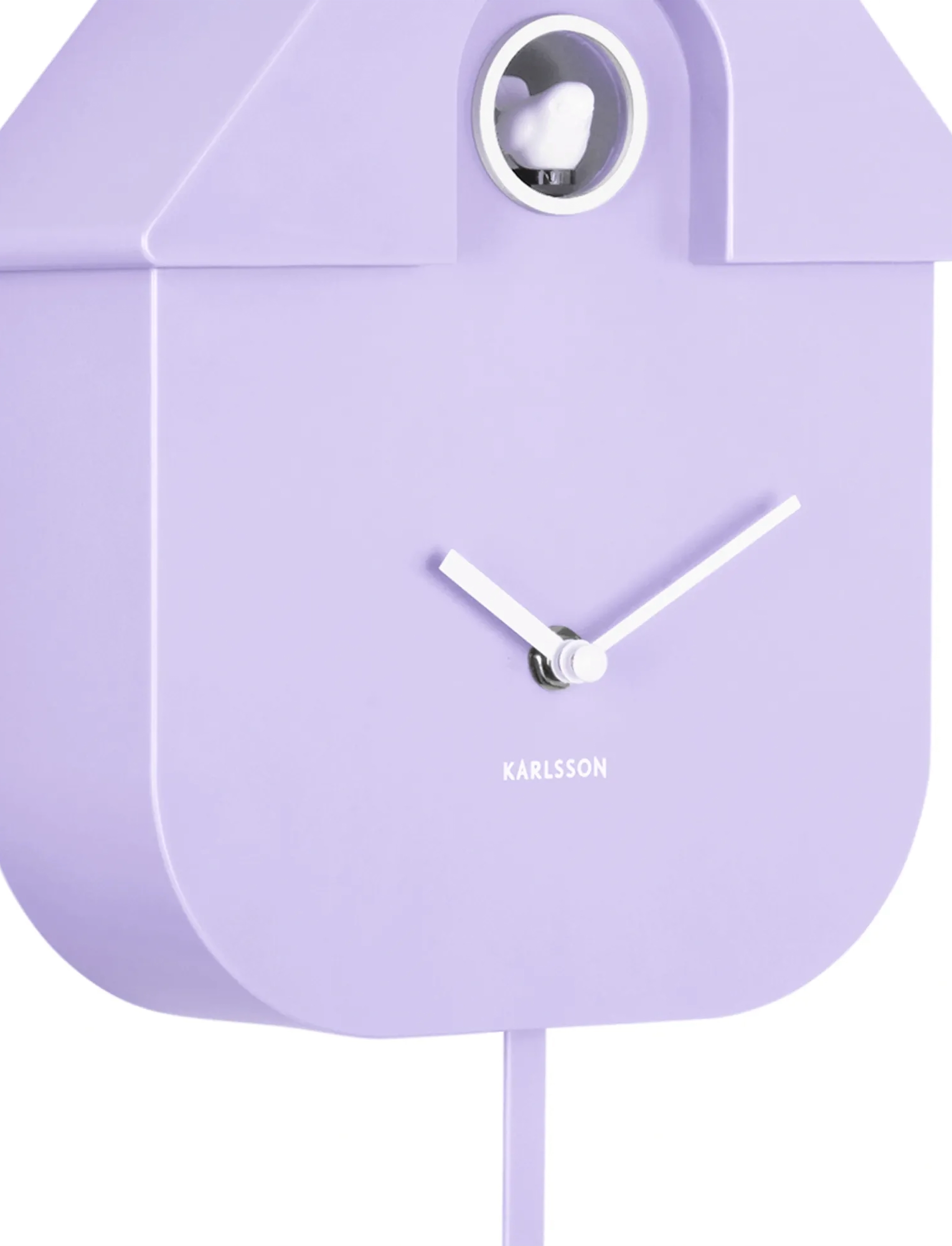 KARLSSON - Wall clock Modern Cuckoo ABS soft pink - nach preis einkaufen - soft purple - 4