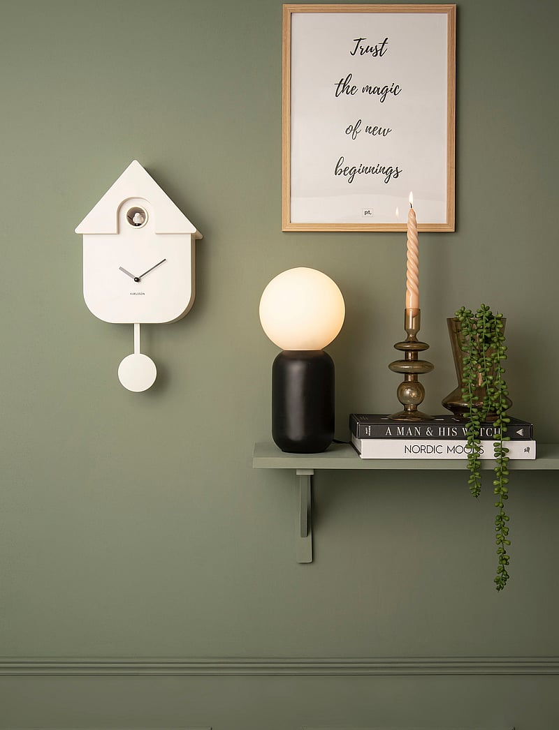 KARLSSON - Wall clock Modern Cuckoo ABS soft purple - wanduhren - white - 4