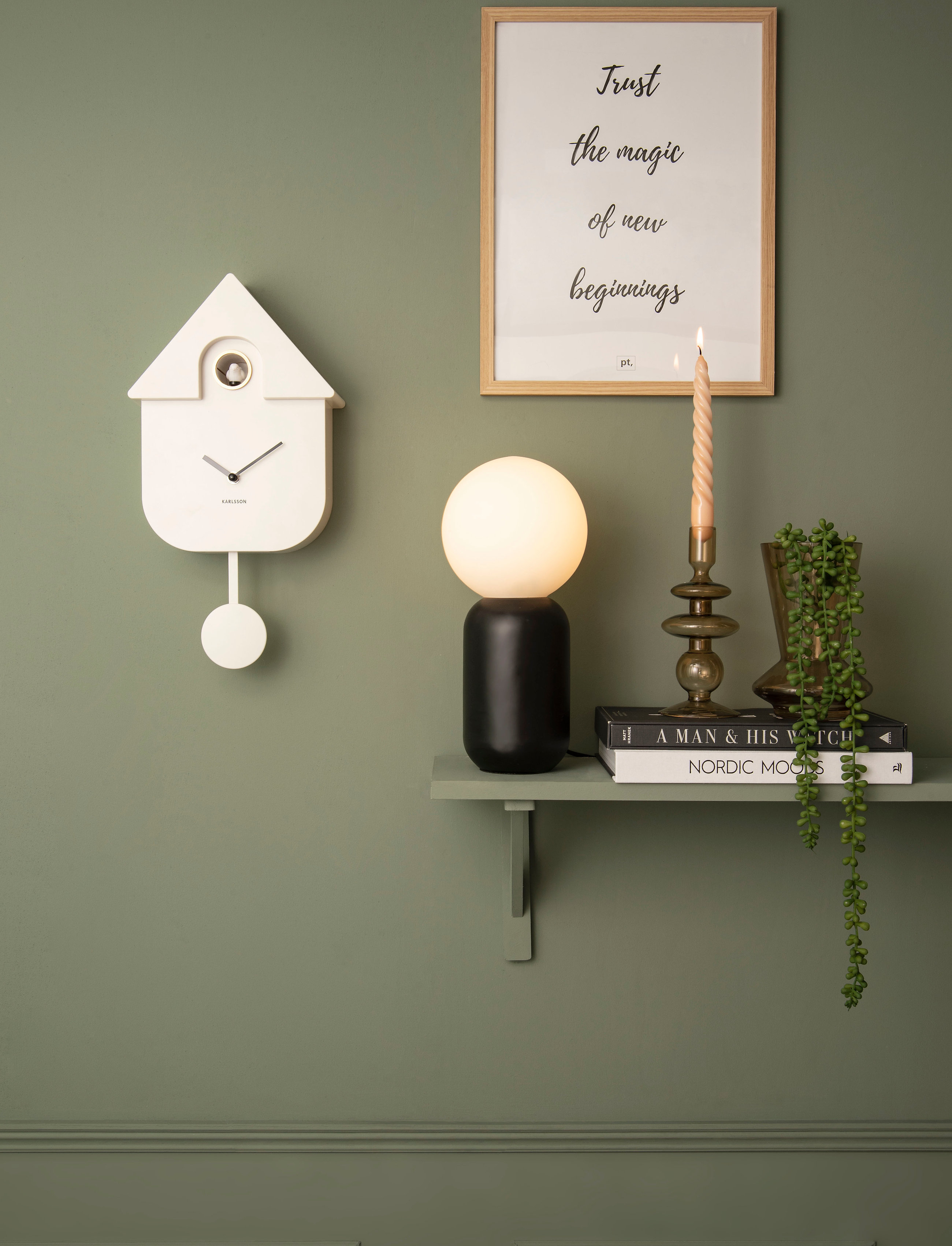 KARLSSON - Wall clock Modern Cuckoo - shop by price - white - 4