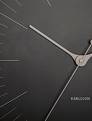 KARLSSON - Wall clock Index - sienas pulksteņi - black - 2