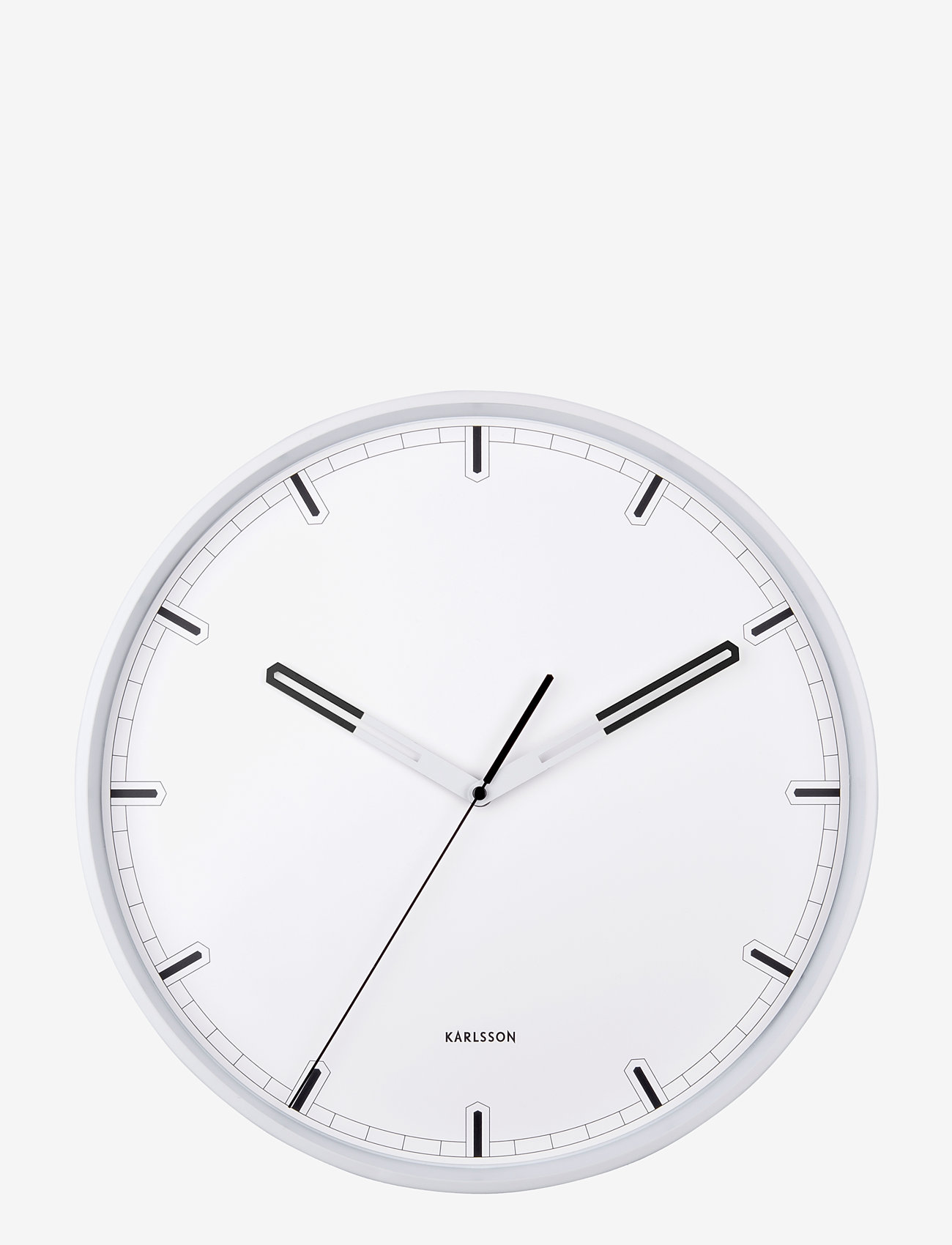 KARLSSON - Wall clock Dipped iron - black - 0