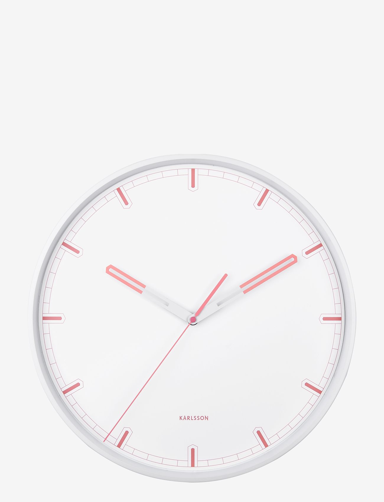KARLSSON - Wall clock Dipped iron - veggklokker - white - 1