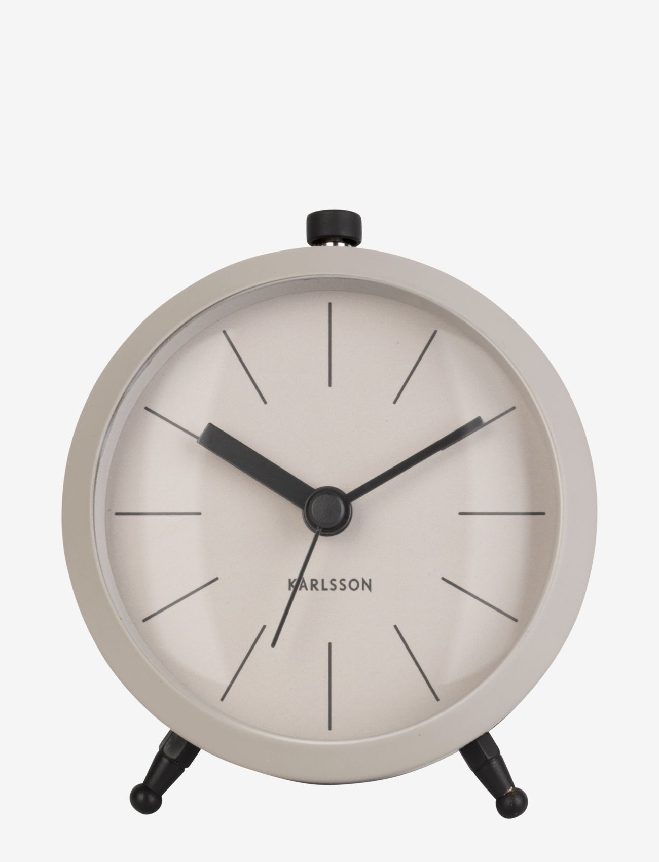 KARLSSON - Alarm clock Button - laagste prijzen - warm grey - 1