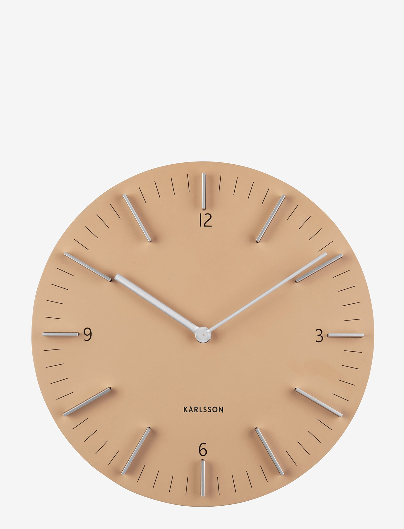 KARLSSON - Wall clock Detailed - sieniniai laikrodžiai - sand brown - 1