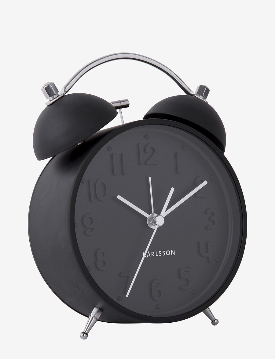 KARLSSON - Alarm clock Iconic - die niedrigsten preise - black - 0