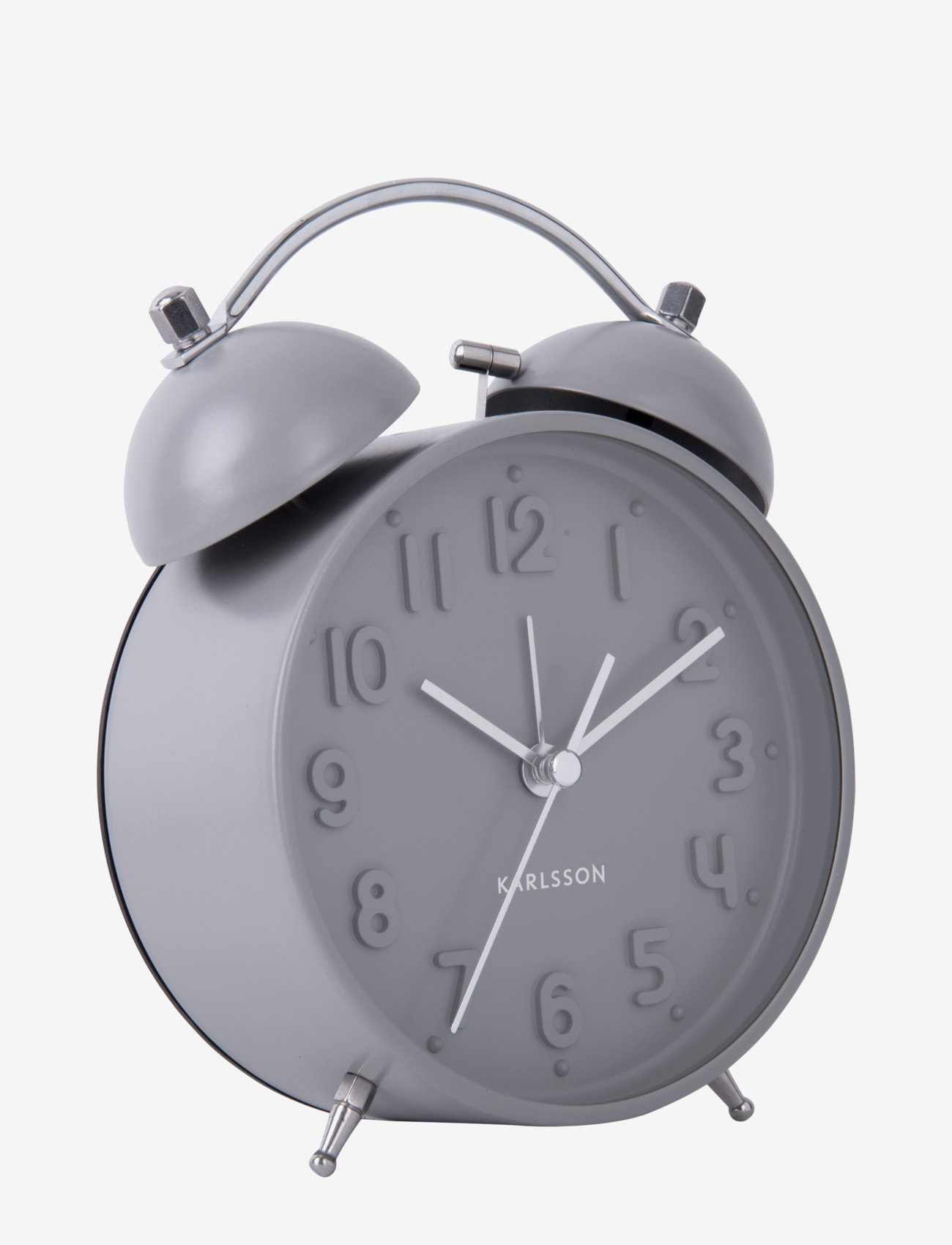 KARLSSON - Alarm clock Iconic - laagste prijzen - matt grey - 0