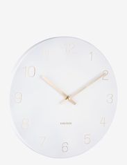 KARLSSON - Wall clock Charm engraved numbers - sieniniai laikrodžiai - white - 1