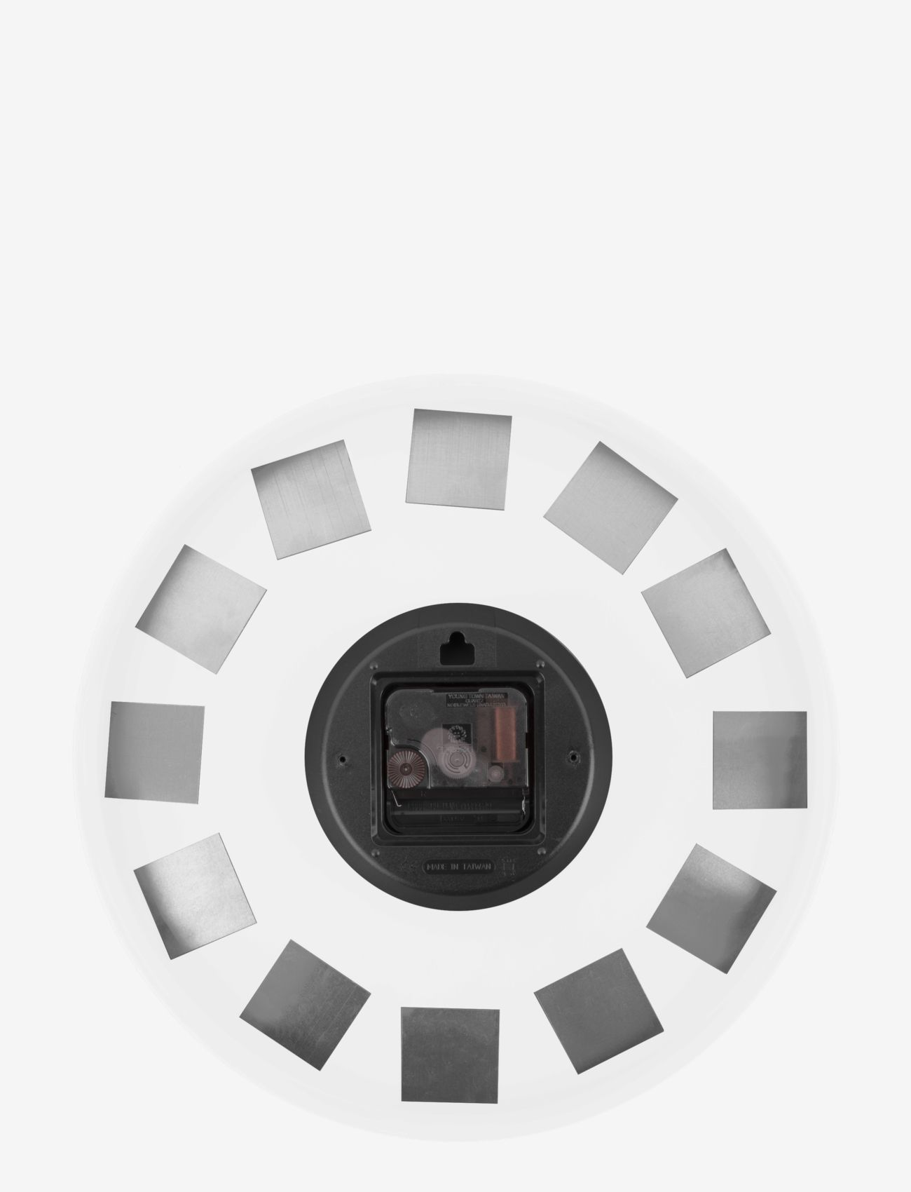 KARLSSON - Wall clock Charm engraved numbers small black - väggklockor - white - 4