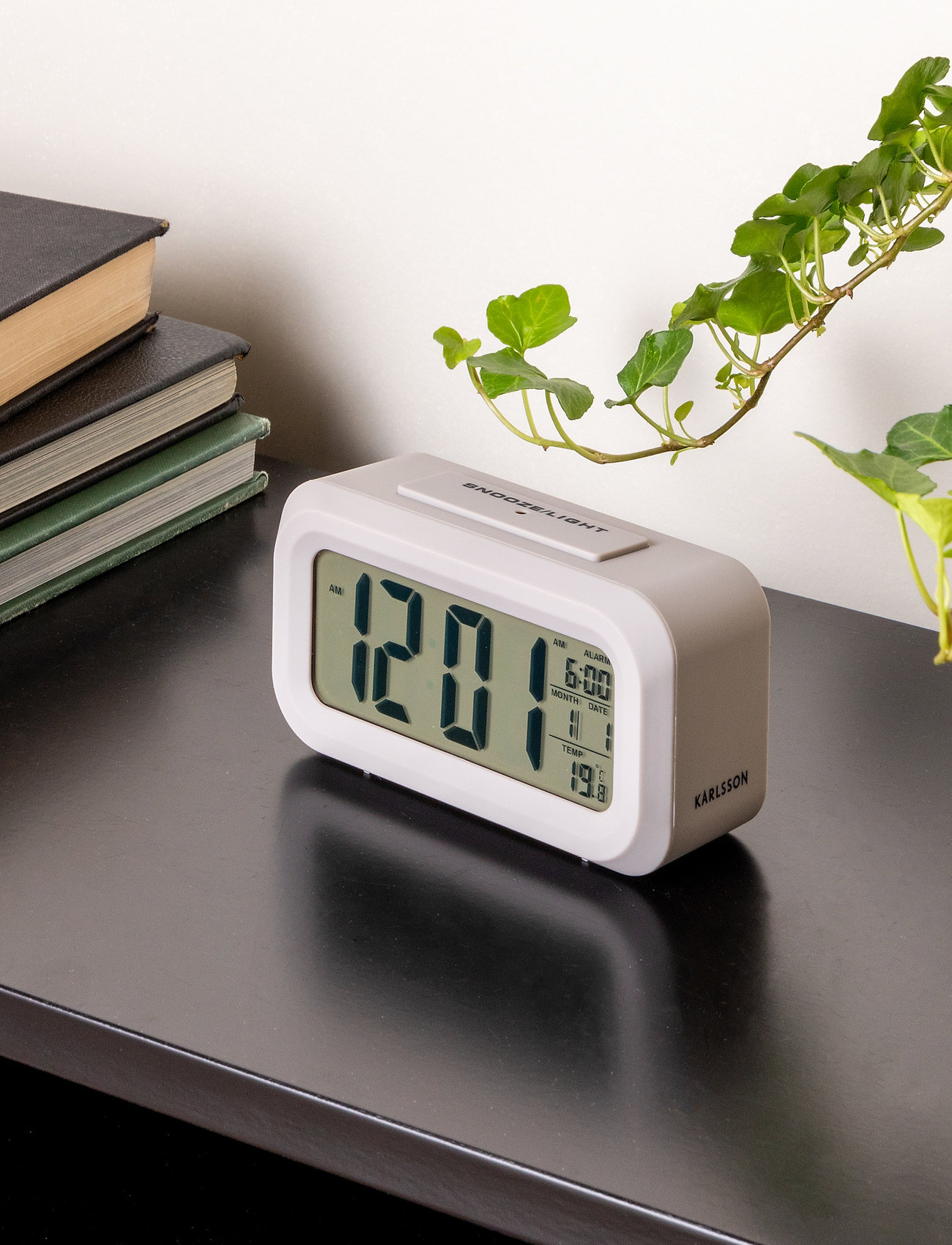 KARLSSON - Alarm clock Jolly - warm grey - 4