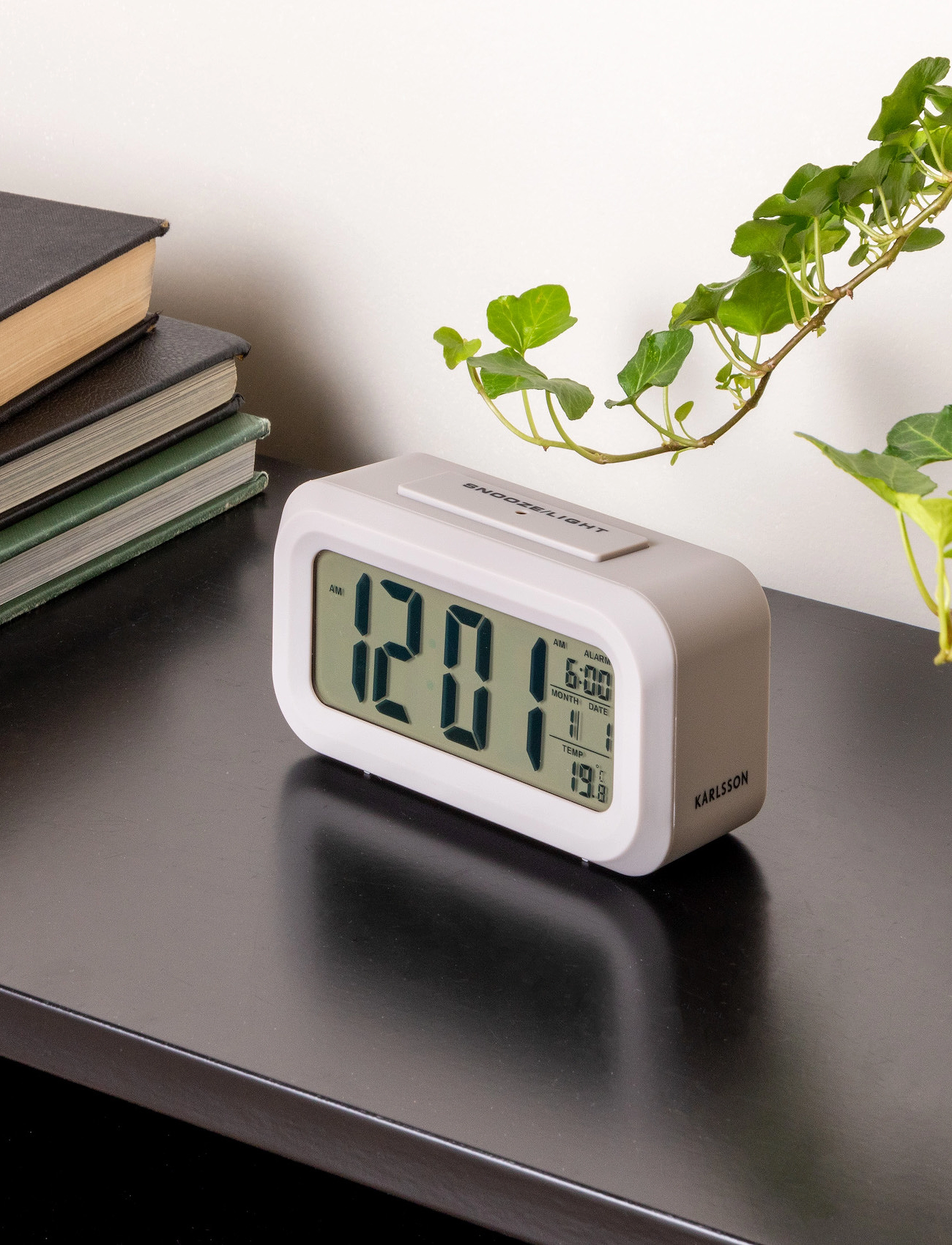 KARLSSON - Alarm clock Jolly - warm grey - 5
