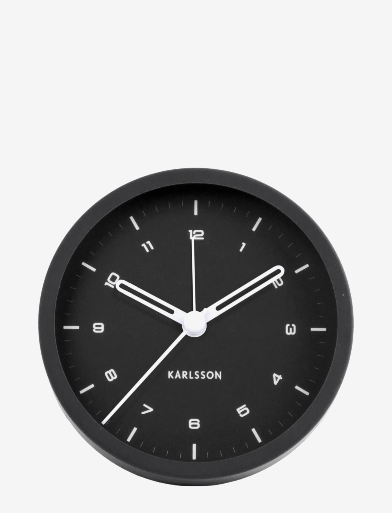 KARLSSON - Alarm clock Tinge steel - laagste prijzen - black - 1