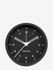 KARLSSON - Alarm clock Tinge steel - zemākās cenas - black - 1
