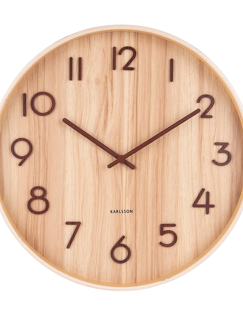 KARLSSON - Wall clock Pure medium light basswood - seinakellad - light basswood - 0