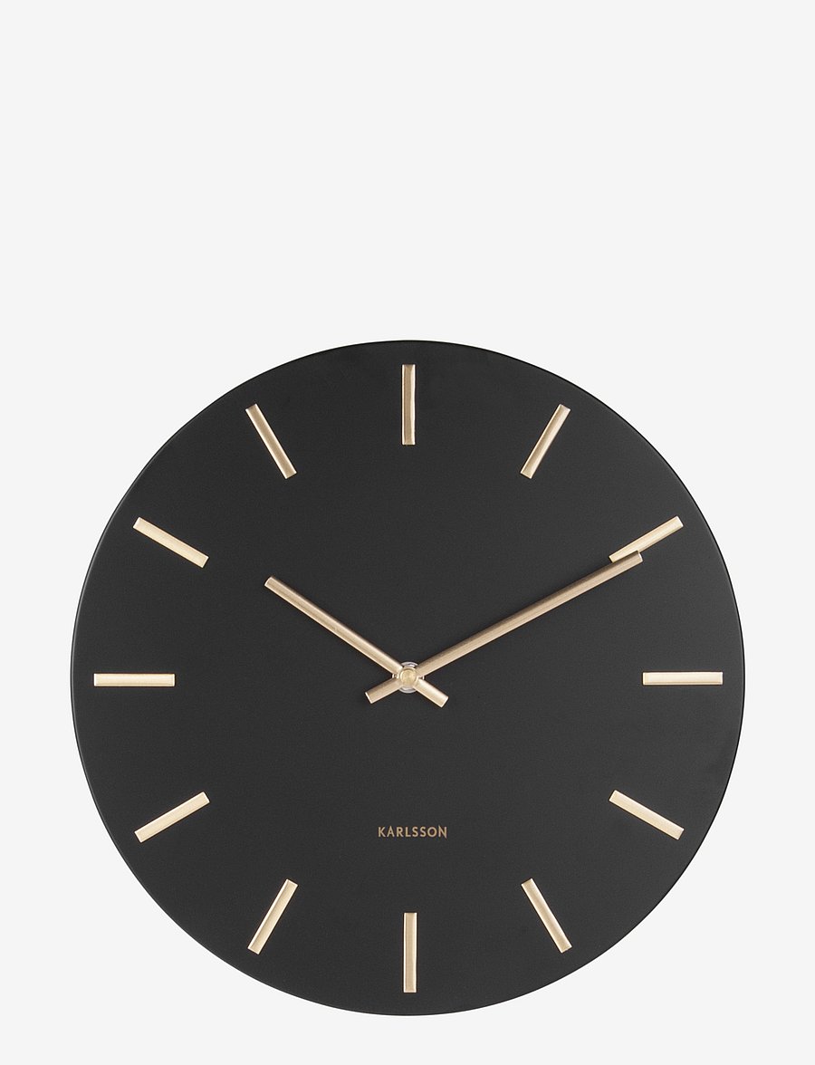 KARLSSON - Wall clock Charm - seinakellad - black - 1