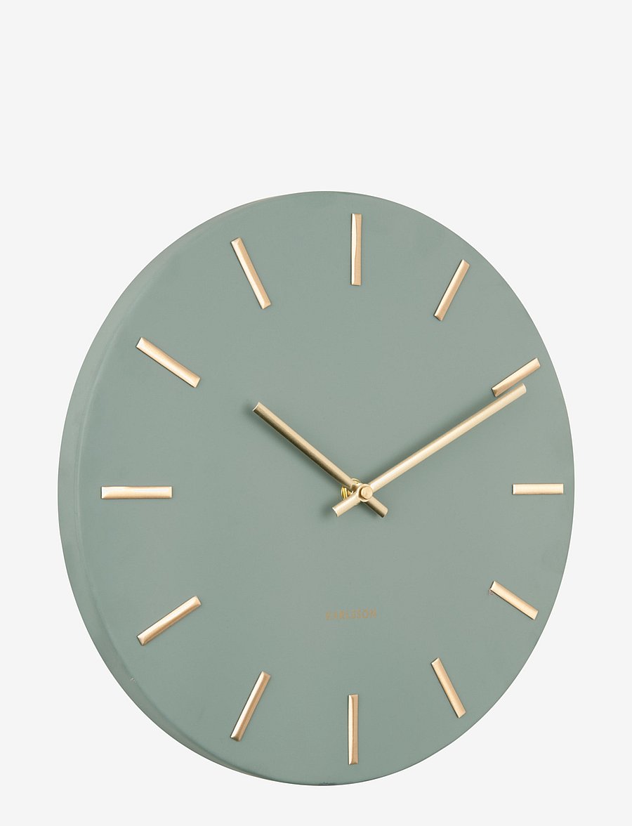 KARLSSON - Wall clock Charm - osta hinna alusel - djungel green - 2