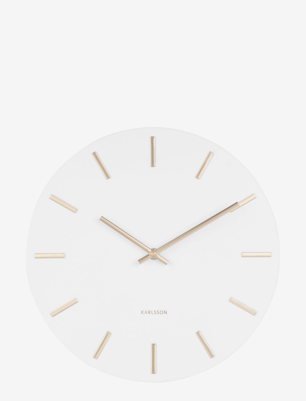 KARLSSON - Wall clock Charm - veggklokker - white - 0