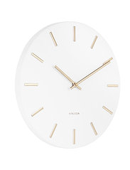 KARLSSON - Wall clock Charm - veggklokker - white - 2