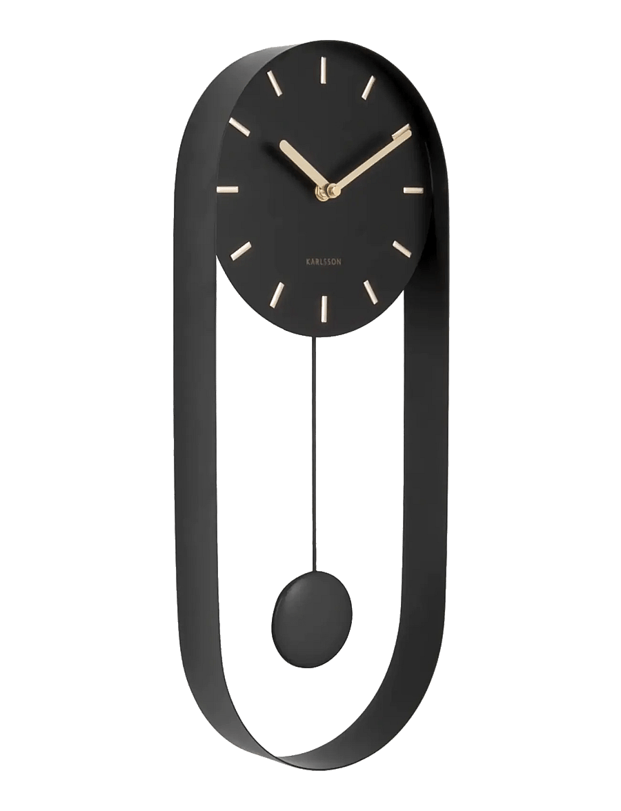 KARLSSON - Wall clock Pendulum Charm - seinakellad - black - 1