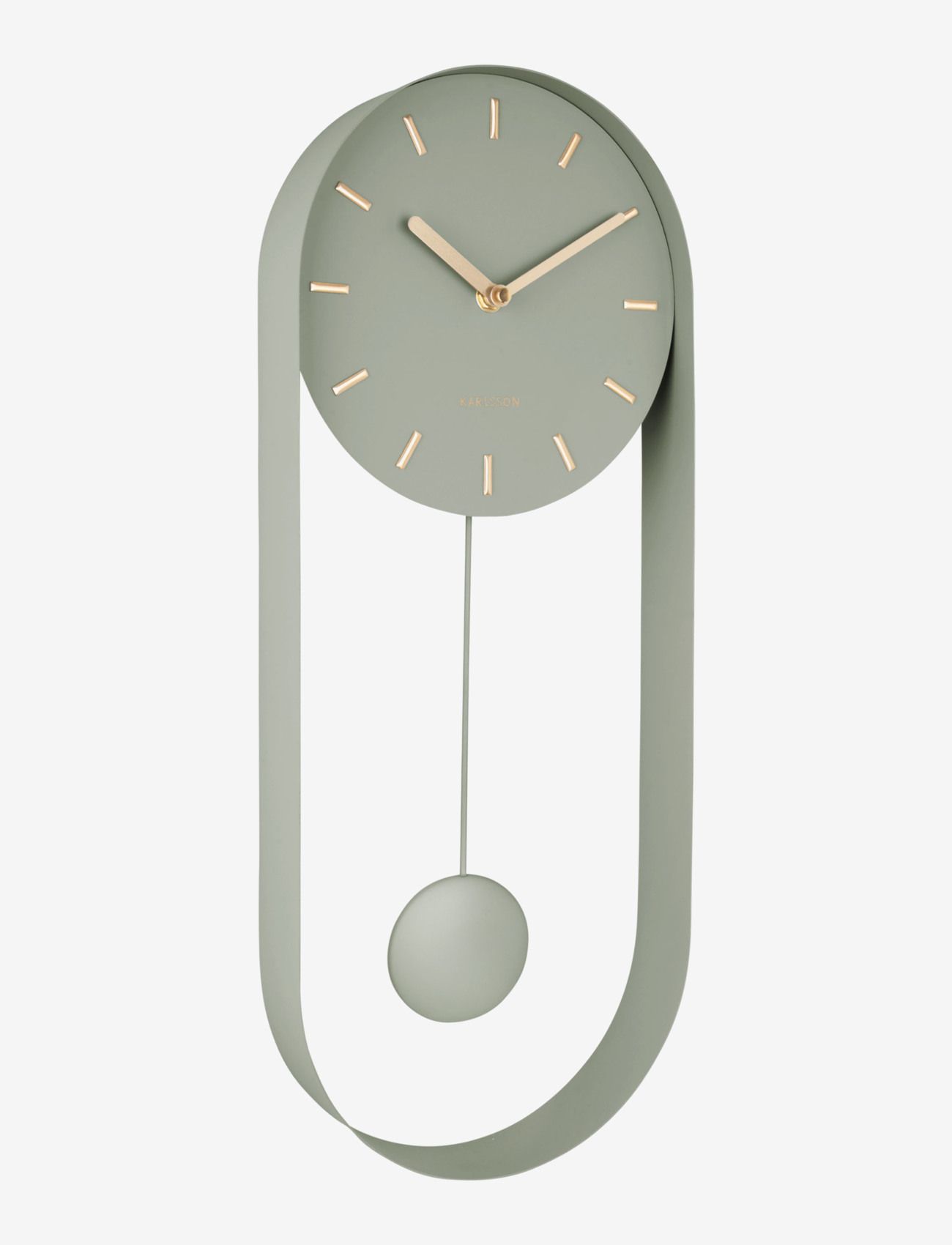 KARLSSON - Wall clock Pendulum Charm - köp efter pris - djungel green - 0