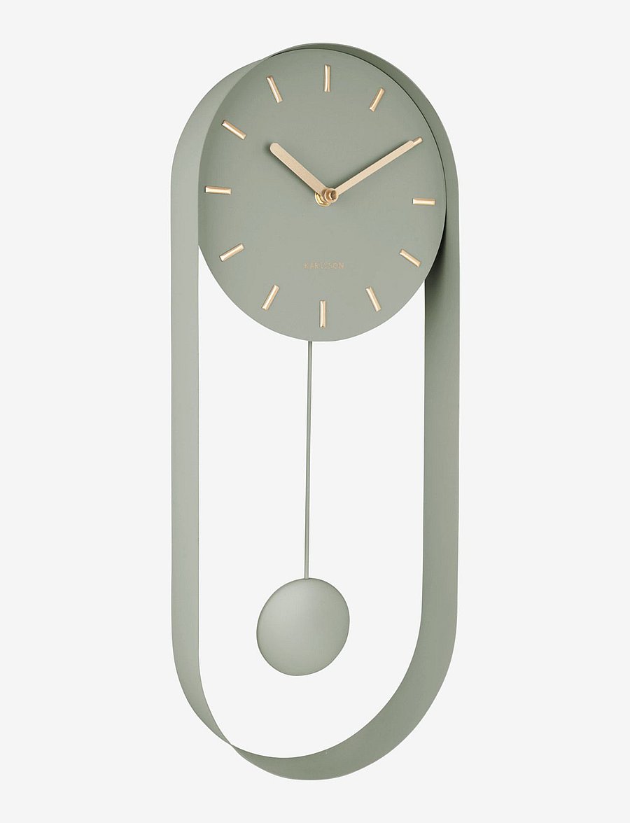 KARLSSON - Wall clock Pendulum Charm - wanduhren - djungel green - 1