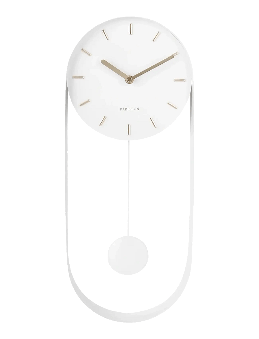 KARLSSON - Wall clock Pendulum Charm - wanduhren - white - 2