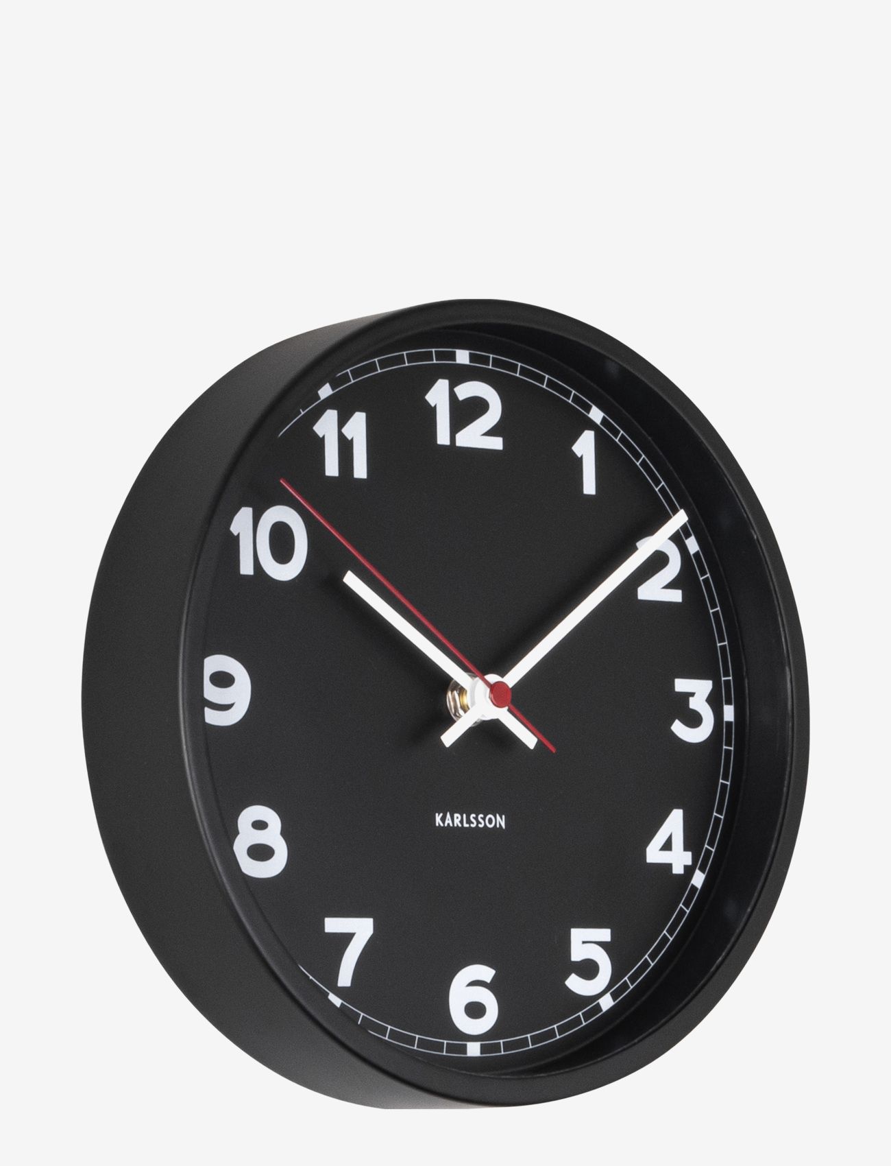 KARLSSON - Wall clock New Classic small - køb efter pris - black - 0