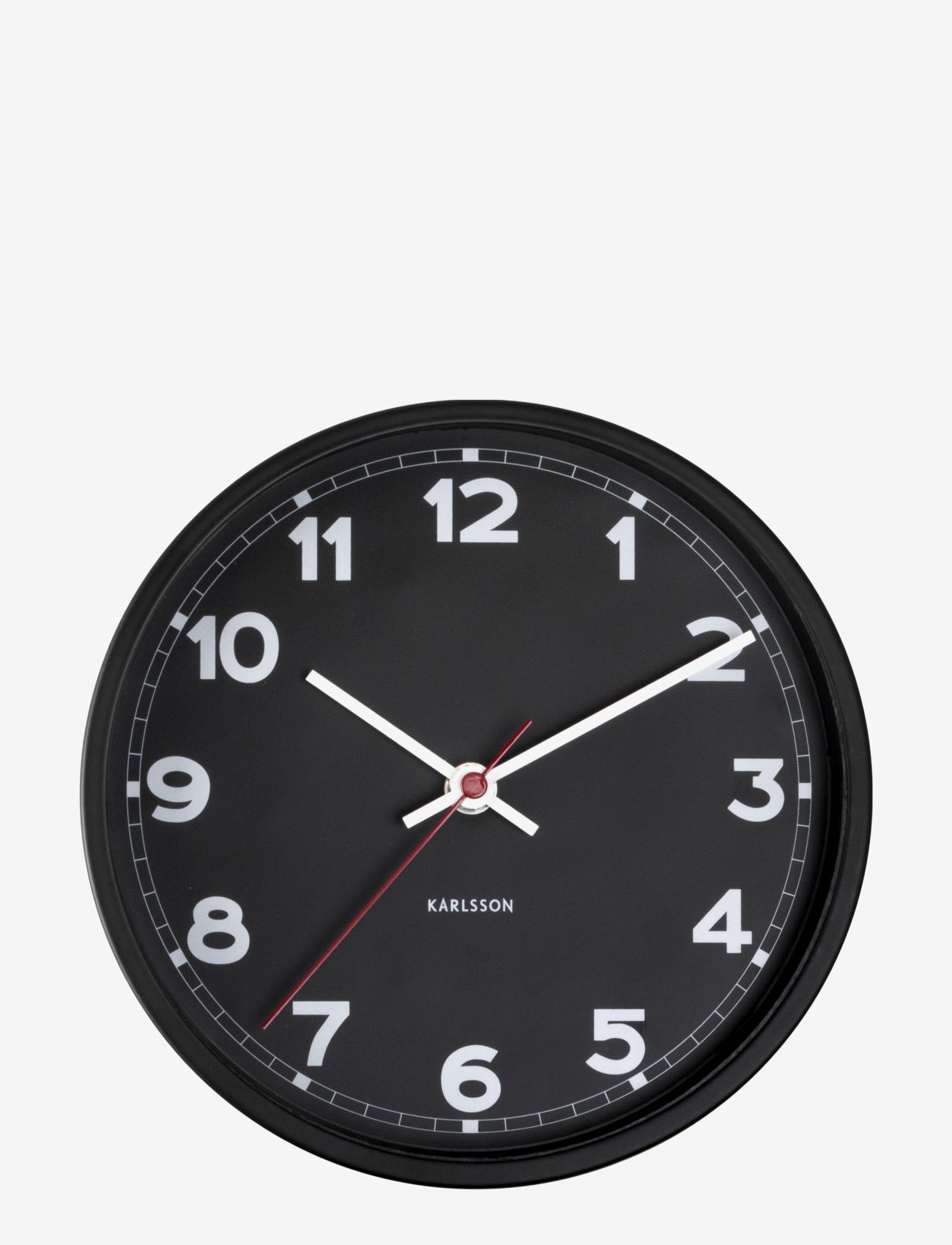 KARLSSON - Wall clock New Classic small - køb efter pris - black - 1