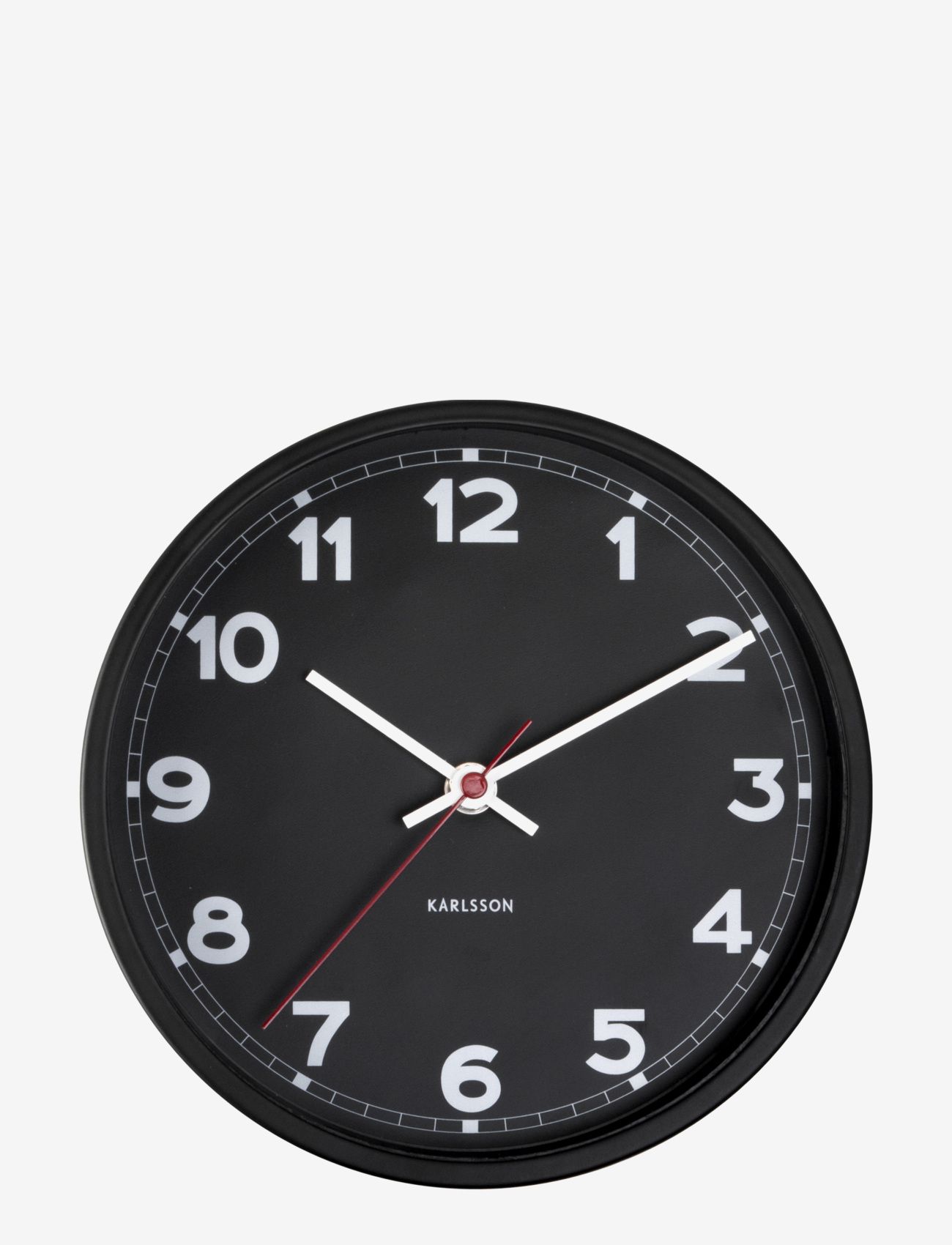 KARLSSON - Wall clock New Classic small - wanduhren - black - 1