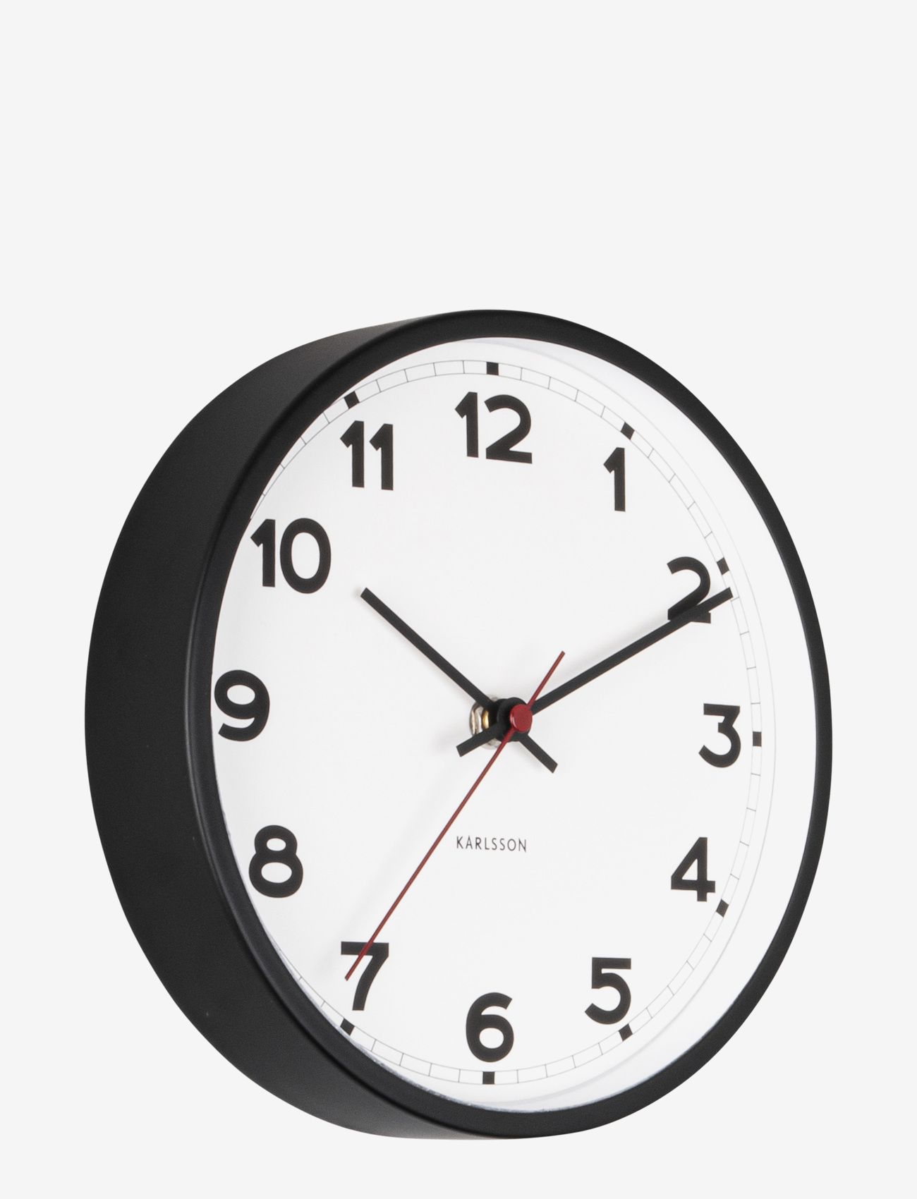 KARLSSON Wall Clock New Classic Small, Vægur, Hvid, Str: Ø20CM