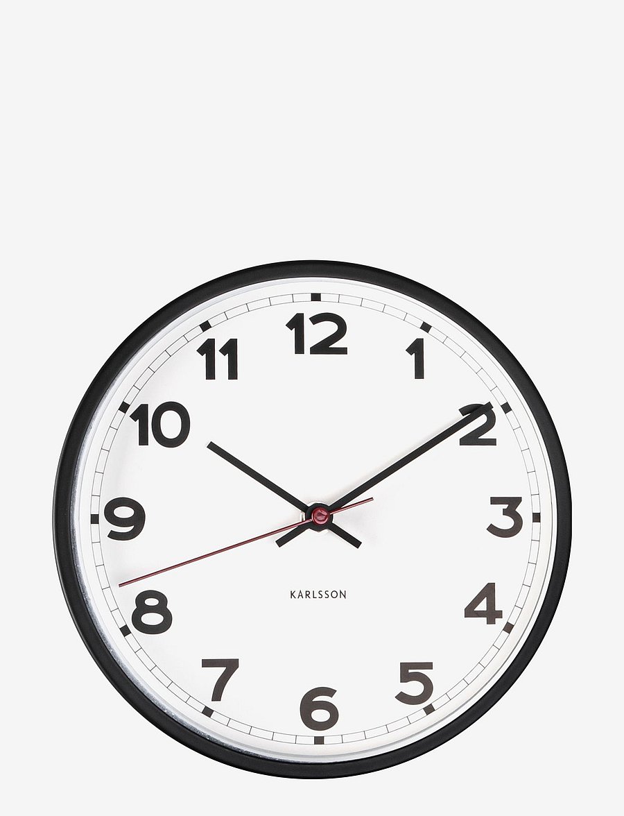 KARLSSON - Wall clock New Classic small - wanduhren - white - 2