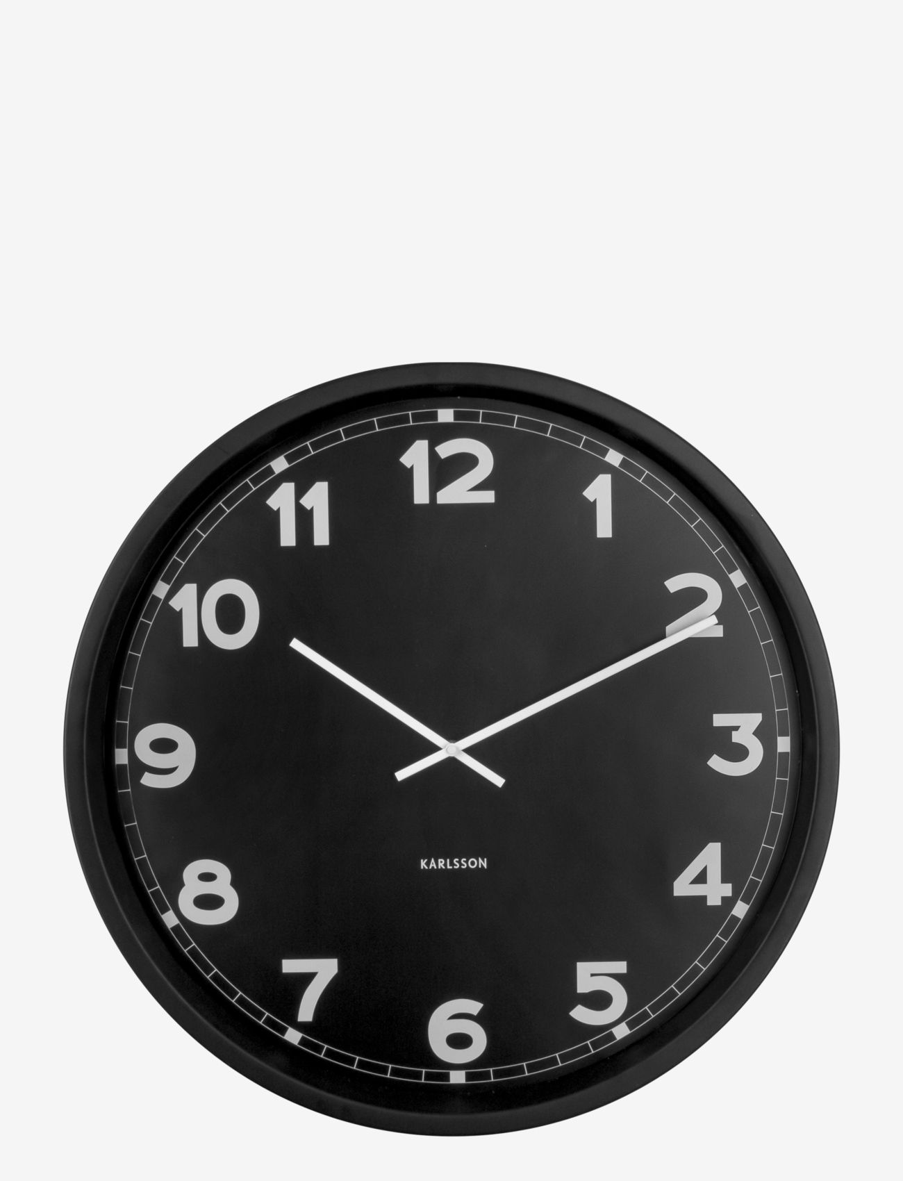 KARLSSON - Wall clock New Classic large - black - 1