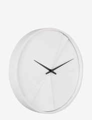 Wall clock Layered Lines - WHITE