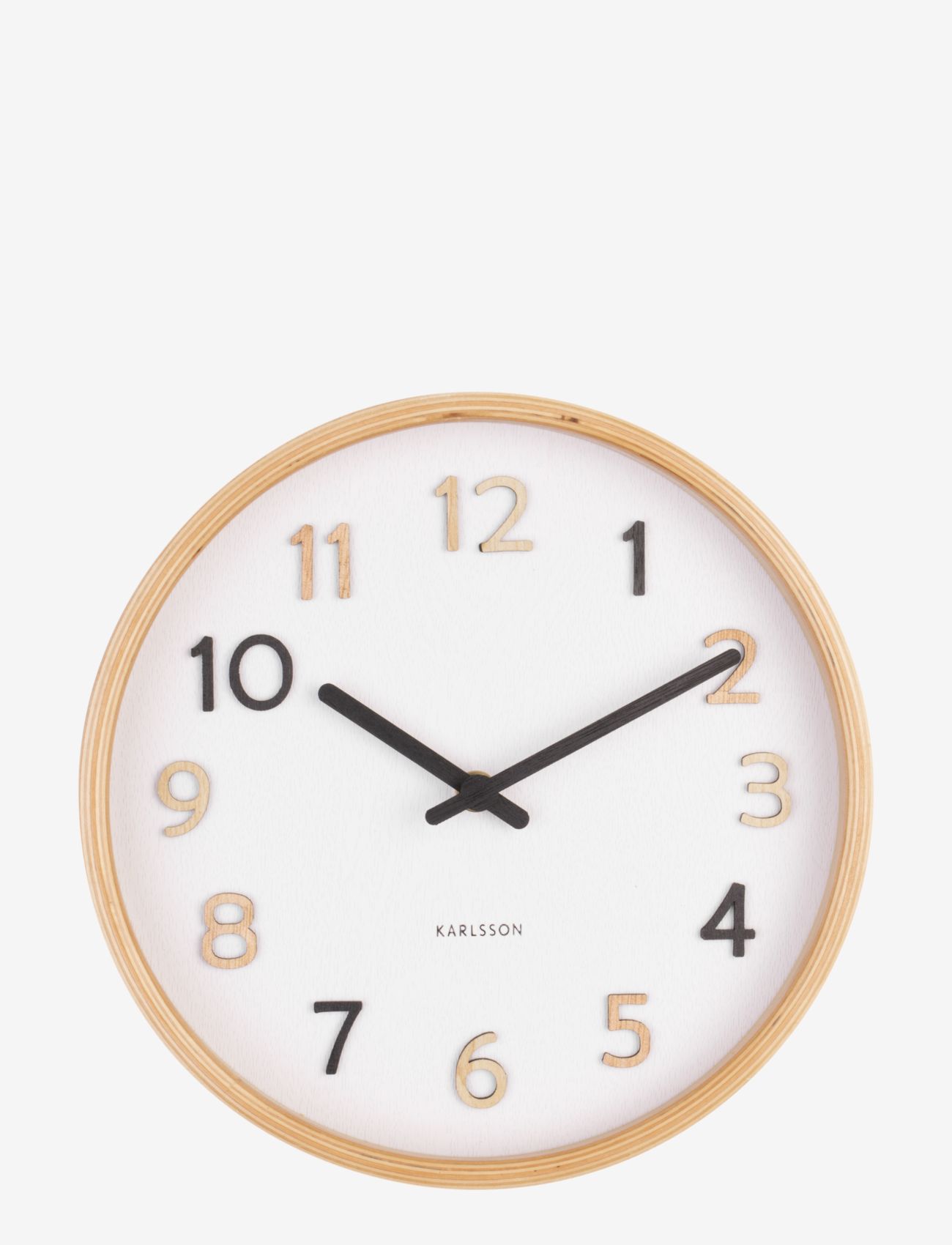 KARLSSON - Wall clock Pure wood grain small - multi coloured - 1