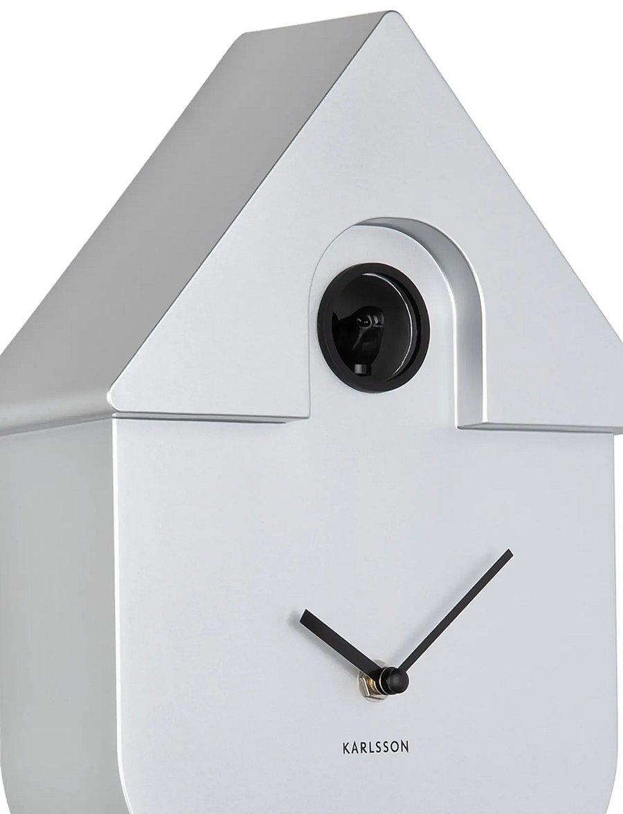 KARLSSON - Wall clock Modern Cuckoo ABS metallic 1014 - wanduhren - metallic 1014 - 3
