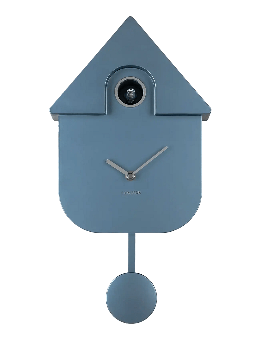 KARLSSON - Wall clock Modern Cuckoo ABS metallic 1014 - wanduhren - metallic dark blue - 1