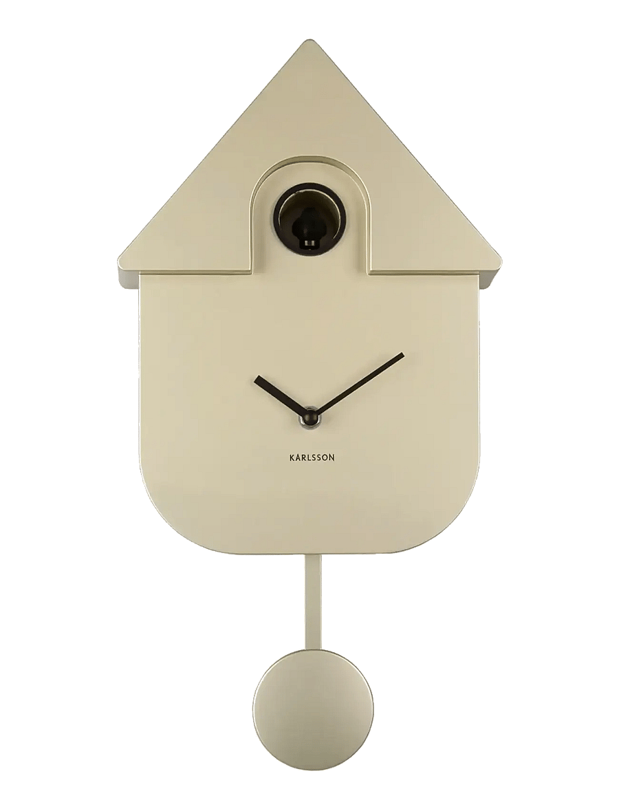 KARLSSON - Wall clock Modern Cuckoo ABS metallic 1014 - wanduhren - metallic gold - 1