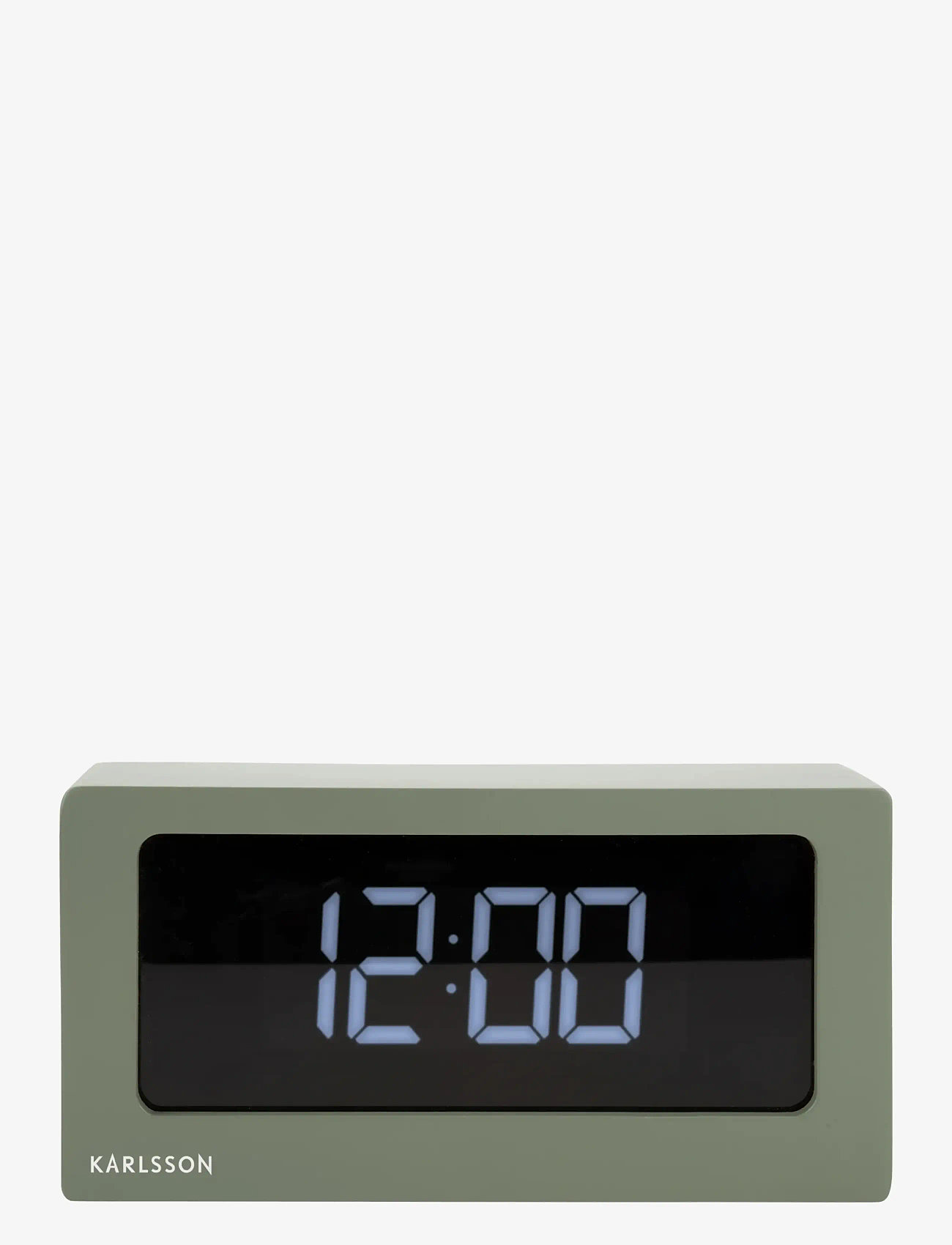 KARLSSON - Alarm clock Boxed LED jungle green - vækkeure - jungle green - 1