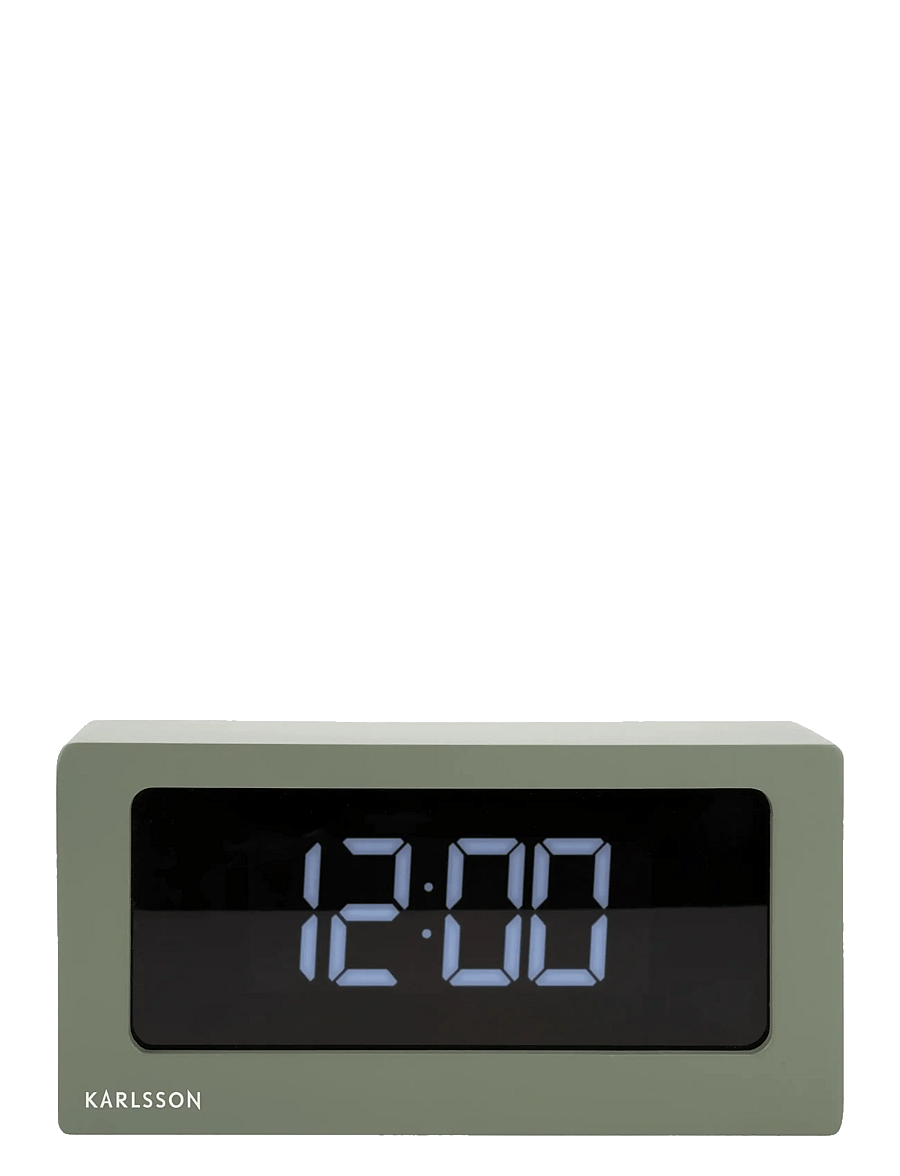 KARLSSON - Alarm clock Boxed LED jungle green - Äratuskellad - jungle green - 1