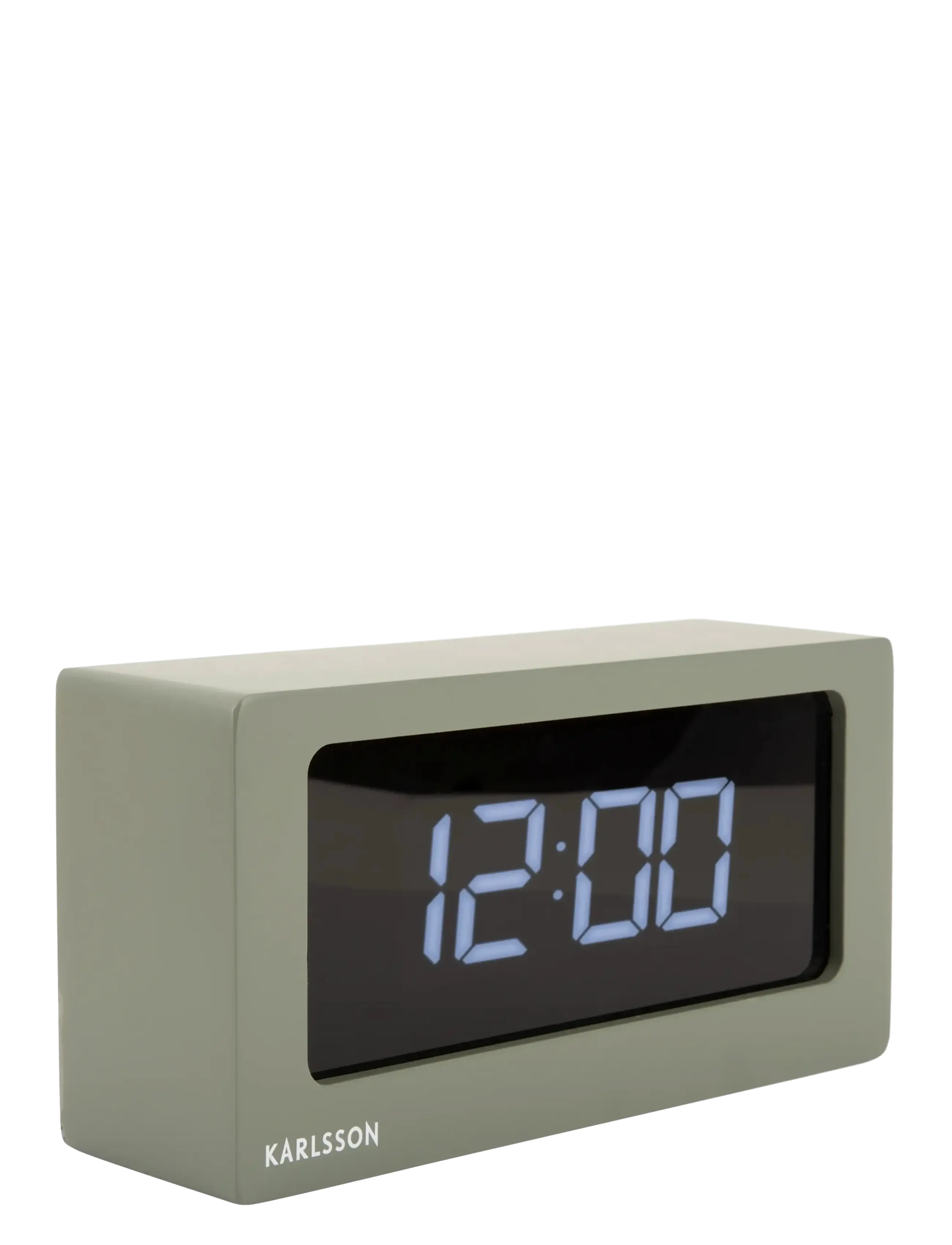 KARLSSON - Alarm clock Boxed LED jungle green - väckarklockor - jungle green - 2