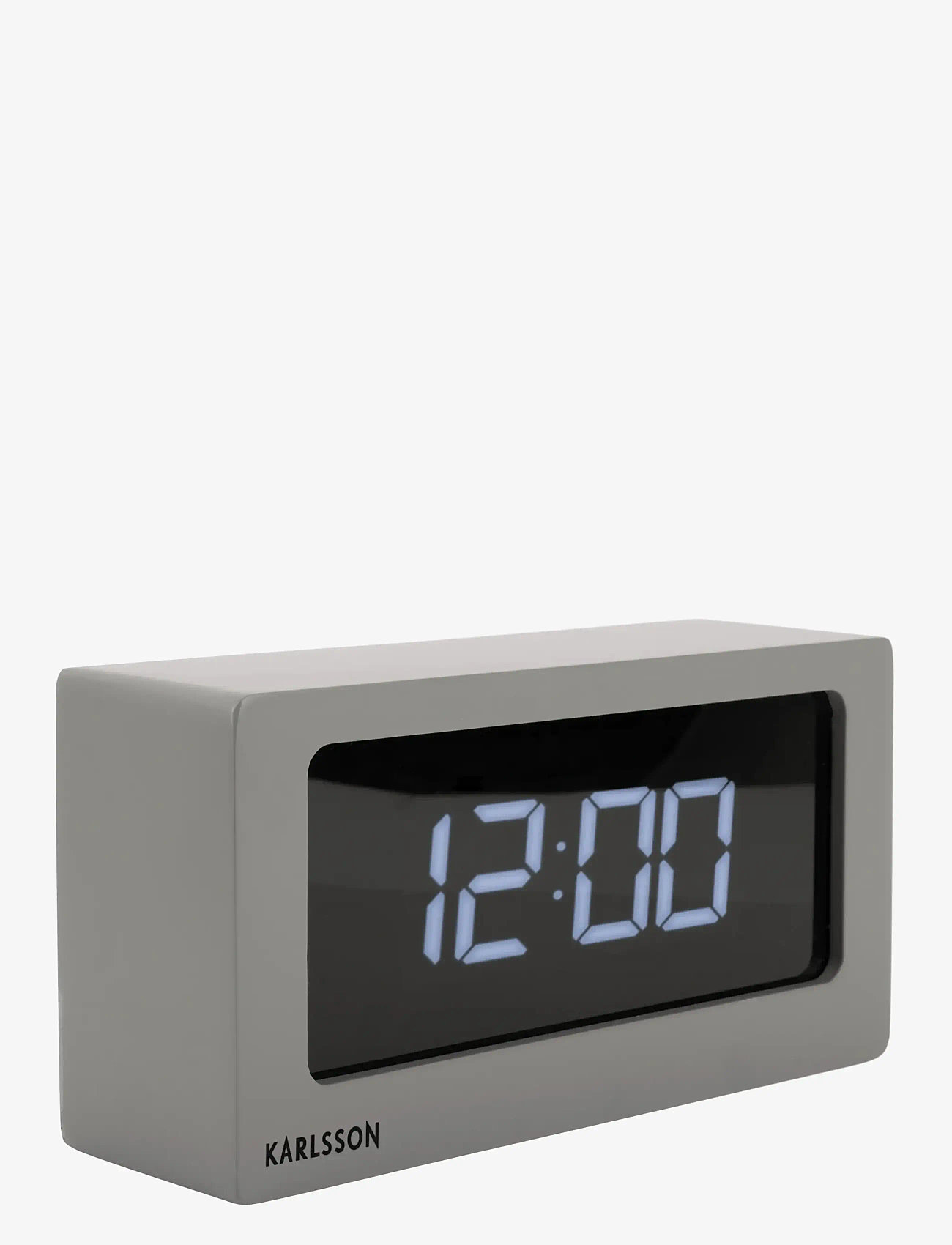 KARLSSON - Alarm clock Boxed LED warm grey - Äratuskellad - warm grey - 2