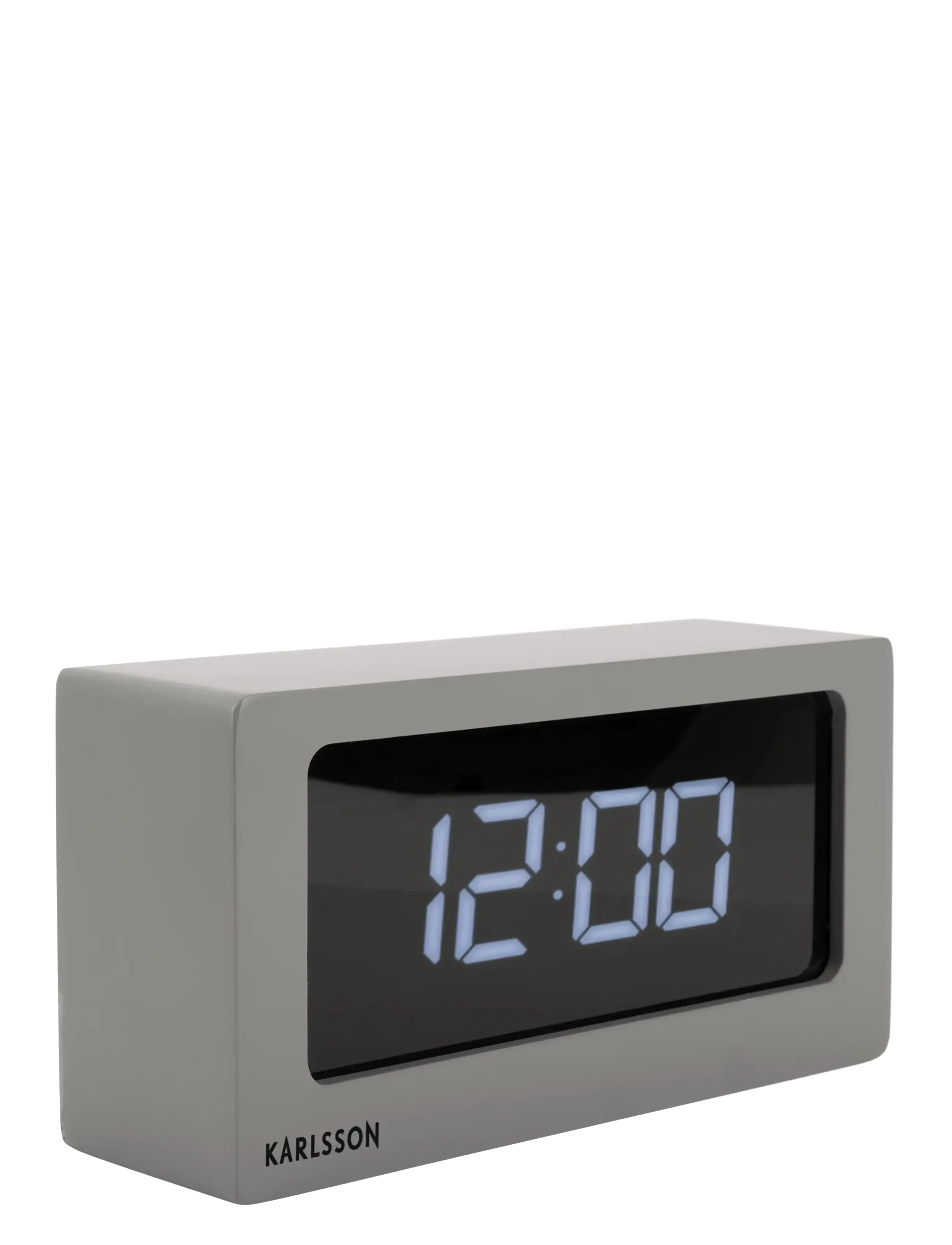 KARLSSON - Alarm clock Boxed LED warm grey - väckarklockor - warm grey - 2