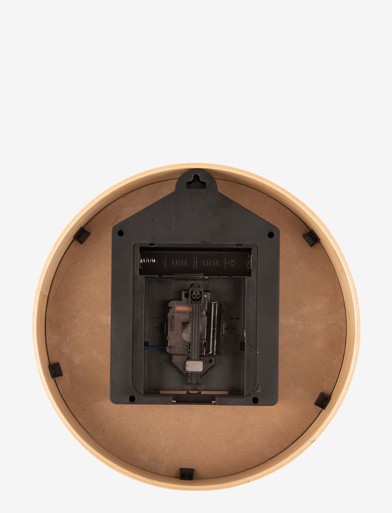 KARLSSON - Wall clock Natural Cuckoo birch wood black - väggklockor - black - 2